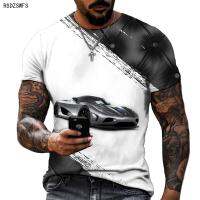 Super Running Series Sports Car 3D Printed T-shirt Street Fashion Trend Top Comfortable Casual Clothing Summer New Short Sleeve