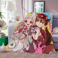 Anime Flannel Blankets 3D Blanket for Beds Toilet-Bound Hanako-kun Printed Sofa Soft Quilts Home Decor Travel Throw Blankets