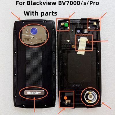 Back Cover For Blackview BV7000 Bv7000pro Back Glass Housing Cover Back Housings Loudspeaker Parts Maintenance