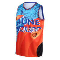 cosplay Costume Space Jam JAMES 6# Movie Tune Squad Basketball Jersey Set Sports Air Slam Dunk Sleeve Shirt Singlet Uniform