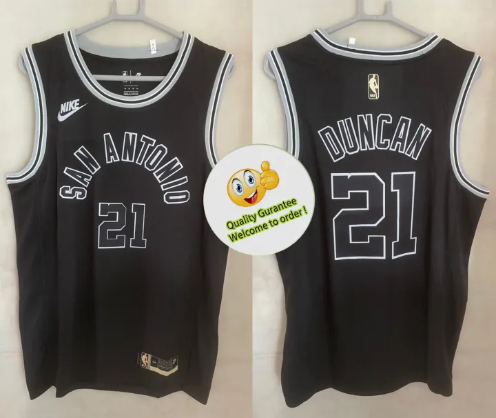 San Antonio Spurs 202223 Black 00 Custom 3 Johnson 7 Richardson 23