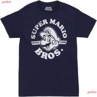 เสื้อยืดผู้ชายและผู้หญิง Nintendo Super Mario Bros Since 1985 Adult T-Shirt Mens Womens T-shirtsเสื้อยืด  AA2I