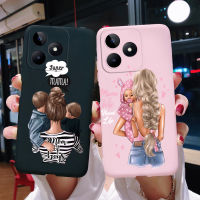 สำหรับ Realme เคส C53 RMX3760 Super Mom แฟชั่นเด็กทารกฝาหลังสำหรับหญิงสาวสำหรับ RealmeC53เคสโทรศัพท์นิ่มสำหรับ Realme C53 C 53เคส