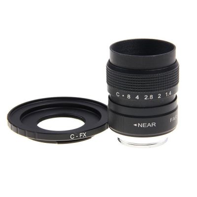 FUJIAN 25mm f/1.4 C Mount CCTV f1.4 Lens for Fuji Fujifilm X-E2 X-E1 X-Pro1 X-M1