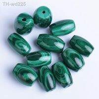 Malachite Barrel Beads Loose Spacer Waist Road Pendant DIY Buddha Top