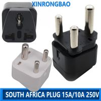 ❃ South africa plug 15A AC250V Type M big round 3pins India conversion power plug adapter travel Pakistan convert China AUS charge