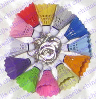 24pcs PVC badminton keychain key chain