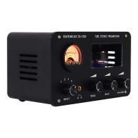 PJ.MIAOLAI SA1000 HiFi Lossless Switching Audio Selector 4 in 2 Out Tube Headphone Power Front Stage Amplifier with VU Meter