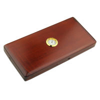 CCGenius 1Pc Premium Solid Wood Oboe Reed Case พร้อม Hygroneter Reed Storage Box