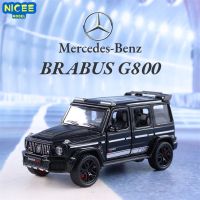 โมเดลรถจำลองโลหะผสมหล่อขึ้นรูปรถ G800 Mercedes Benz BRABUS A532ของขวัญสำหรับเด็ก