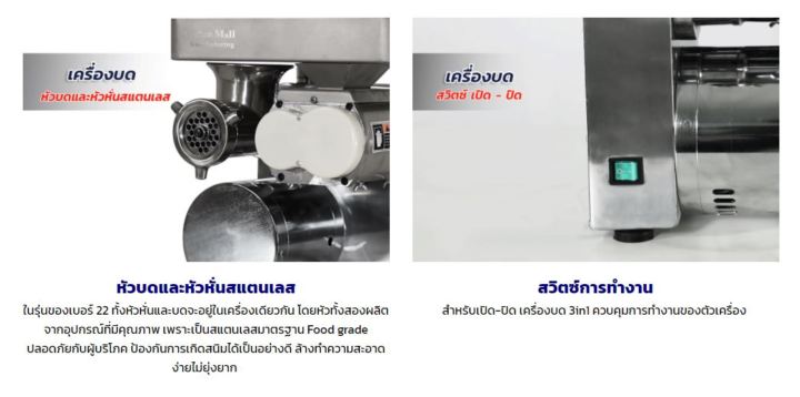 kitchenmall-เครื่องบดหมู-บดเนื้อ-รุ่น-3in1-เบอร์-12-ตั้งโต๊ะ-ผ่อน-0