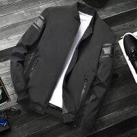 Men Lightweight Jackets แจ็คเก็ตคอจีน/คอปก เสื้อคลุมแขนยาว ผ้าเรียบใส่สบาย ?พร้อมส่งในไทย