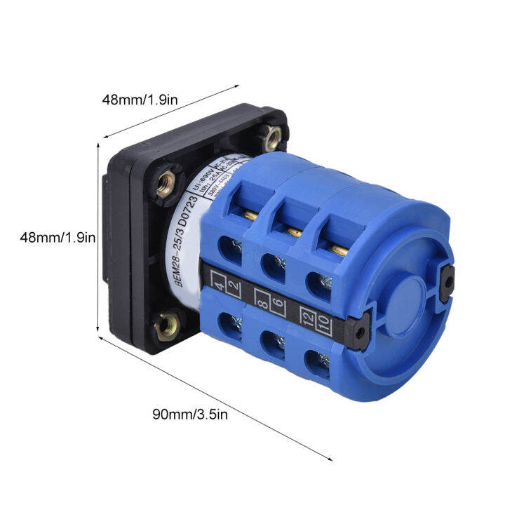 สวิตช์เปลี่ยนสวิตช์25a-690v-สำหรับแสงไฟไฟฟ้า3ตำแหน่งขอบ-bem28-25-3-d0723