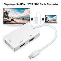 [LUNA electronic accessories] Mini Display Port To HDMI DVI VGA 3 In 1 Patch Cord DP To HDMI PC Female Converter Adapter Cable For MacMacBook Air Pro