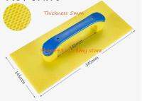 345x145x5mm Tempered plastic plaster trowel back with holes construction concrete spatula tool for Diatom mud/ fiber cement