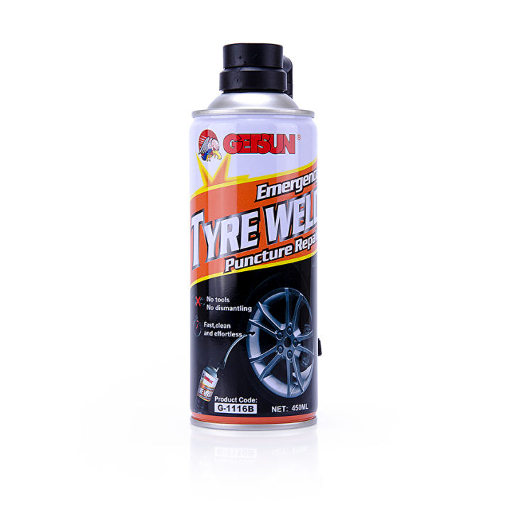 getsun-tyre-weld-450ml-สเปรย์ปะยาง-อุปกรณ์ปะยาง-พร้อมเติมลมยางฉุกเฉิน-ที่ปะยางรถยน-ที่ปะยางรถ-ที่ปะยางรถมอไซ-จักรยานสเปย์ปะยางเติมลม