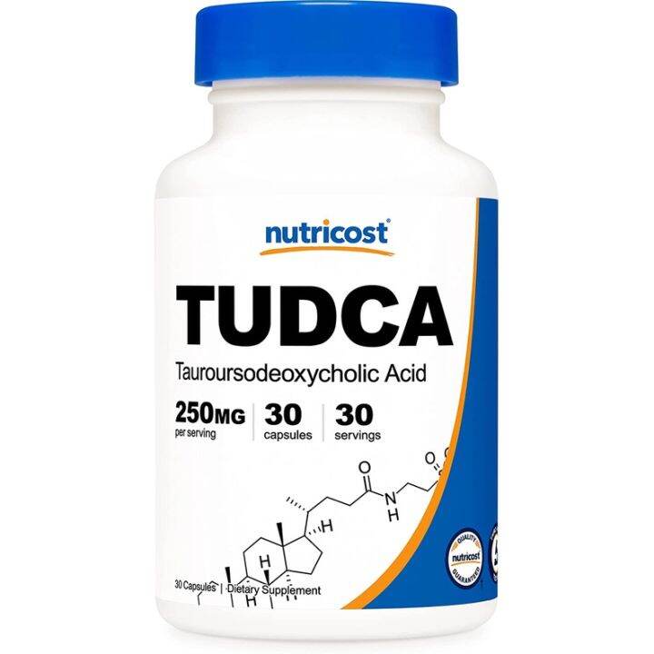 Nutricost Tudca 250mg 60 Capsules Tauroursodeoxycholic acid | Lazada PH