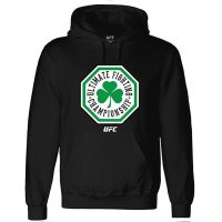 (in stock) One night-mare Saint Patricks Day mens octagonal Hoodie - black Sweatshirt brand Hoodie casual top (free nick name and logo)