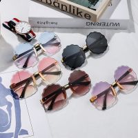 【YF】❄▤▥  New childrens sunshade retro round frame street style Korean girl sunglasses fashion