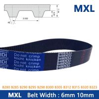 ✧ 1pc MXL Timing Belt Width 6/10mm Rubber Closed Synchronous Drive Belt B280 B285 B290 B295 B298 B300 B305 B312 B315 B320 B323MXL