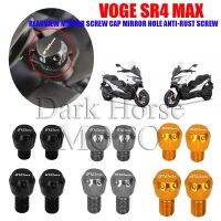 Motorcycle Modified Aluminum Rearview Mirror Screw Cap Ｍirror Gole Anti-rust Screw FOR VOGE SR4 MAX SR4MAX