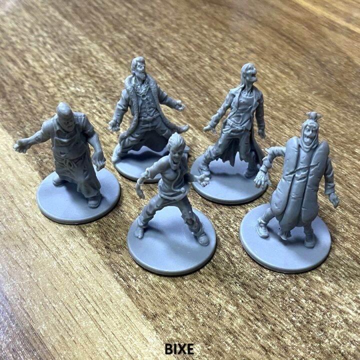 2023ร้อน-5ชิ้นฮอทด็อกมนุษย์ปรุงซอมบี้ขนาดเล็ก-zombicide-vip-1คนที่ติดเชื้อมากหุ่นเกมกระดานโมเดลการเล่นบทบาทของเล่น-trpg