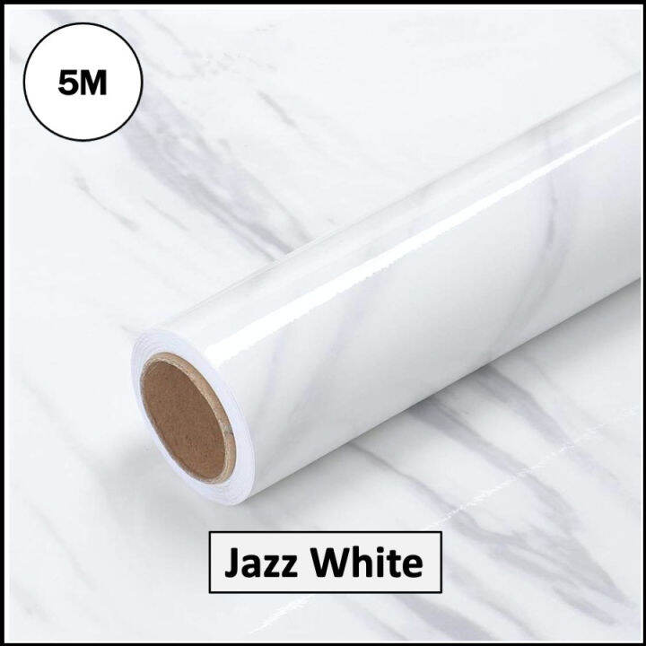 60cmx5m Large Self Adhesive Marble Waterproof Wallpaper