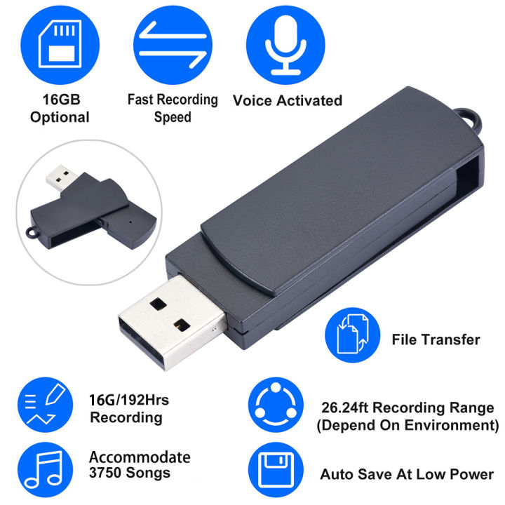 keyng-เครื่องอัดเสียงดิจิตอลเครื่องบันทึกเสียง-usb-พกพารูปตัว-u-ดิสก์เครื่องอัดเสียงเครื่องบันทึกเสียงสำหรับการประชุมการบรรยายเครื่องบันทึกเสียงแบบไมโครเสียงดิจิตอล-usb-ใช้งานมืออาชีพแฟลชไดร์ฟลับ