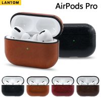 LANTOM  AirPods Pro 1 2 3 ชุดหูฟังไร้สายบลูทู ธ ชาร์จเคสหนัง AirPods Protection Case