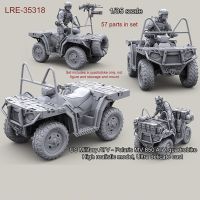 1/35รถ ATV - Polaris MV 850 ATV แบบทหารเรซินรุ่นทหาร GK ชุดไม่มีการประกอบและไม่ทาสี