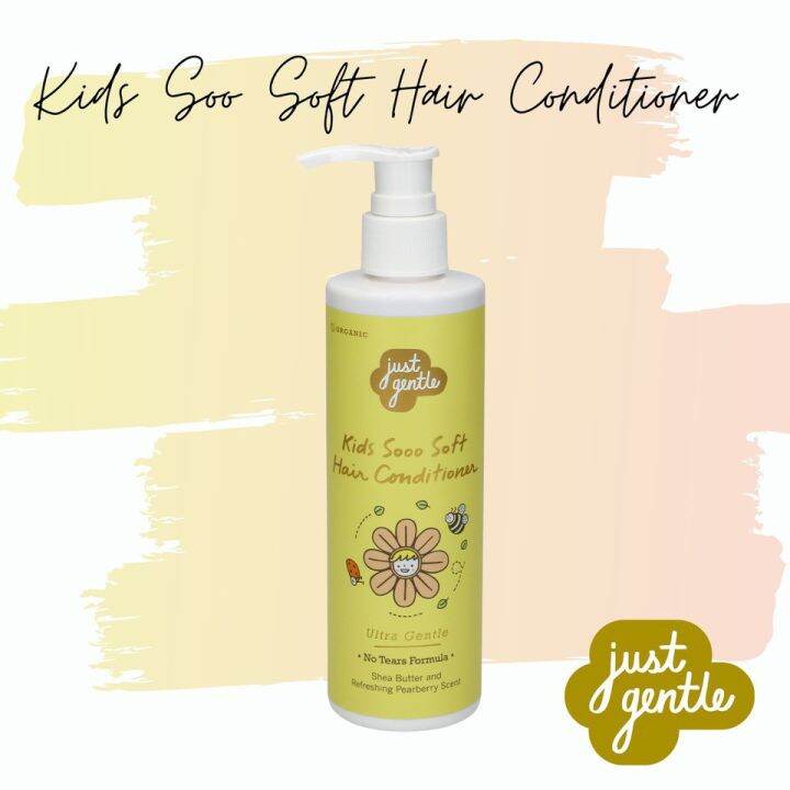 just-gentle-ครีมนวดผมเด็ก-ผมนุ่มม-kids-sooo-soft-hair-conditioner-190ml