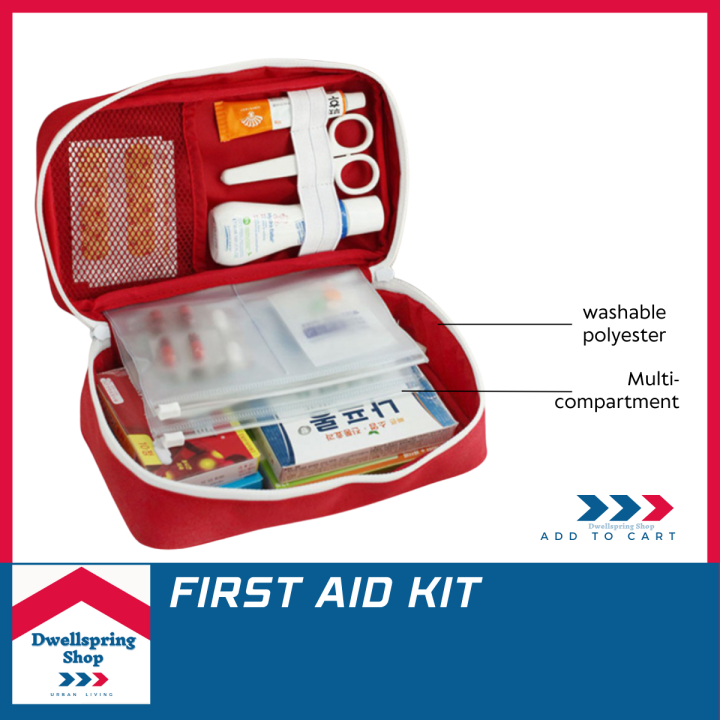 FIRST AID KIT ORGANIZER Bag Pouch Only For Medical Emergency Injury