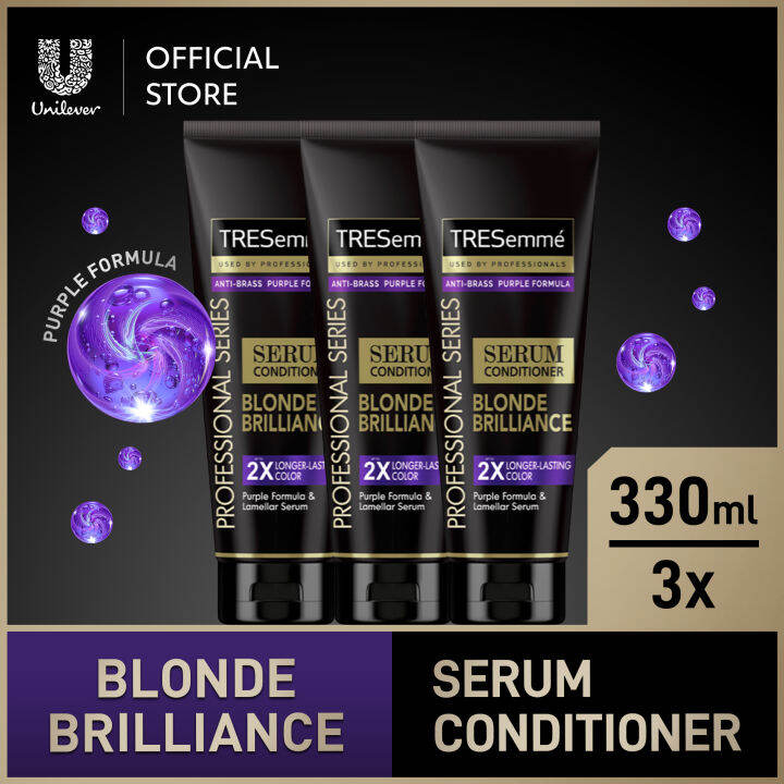 Bundle Of 3 Tresemme Blonde Brilliance Serum Conditioner 330ml Lazada Ph 9941