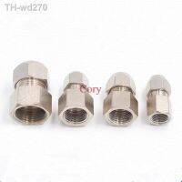 1PC nickel plated brass Ferrule Tube Ring Lock oil Tube Compression Clamp copper connector 4-12mm Female 1/8 quot; 1/4 quot; 3/8 quot; 1/2 quot; BSP