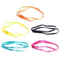 1 Set Of Elasticated Candy Elastic Hairband Yoga Headband Double Antiskid Running Headband For Sports And Fitness Running Yoga