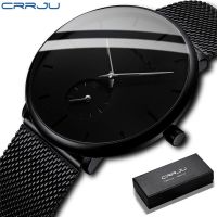 ✒☁ↂ CRRJU Mens Waterproof Luxury Business Style Watch Men Sports Waterproof Jam Tangan Lelaki