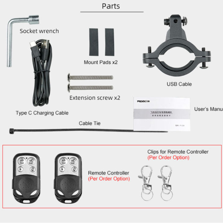 zp-กระดิ่งจักรยานแตรที่ชาร์จไฟฟ้า-usb-รีโมทคอนโทรลป้องกันสัญญาณกันขโมยสำหรับจักรยานมอเตอร์ไซต์สกู๊ตเตอร์เสือภูเขา