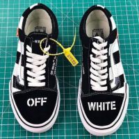 s06l5u รองเท้าผ้าใบ Vans Old Skool-Off-white-ขาว-ดำ 2สี ไซส์ 37-44 [ส่งไว EMS]