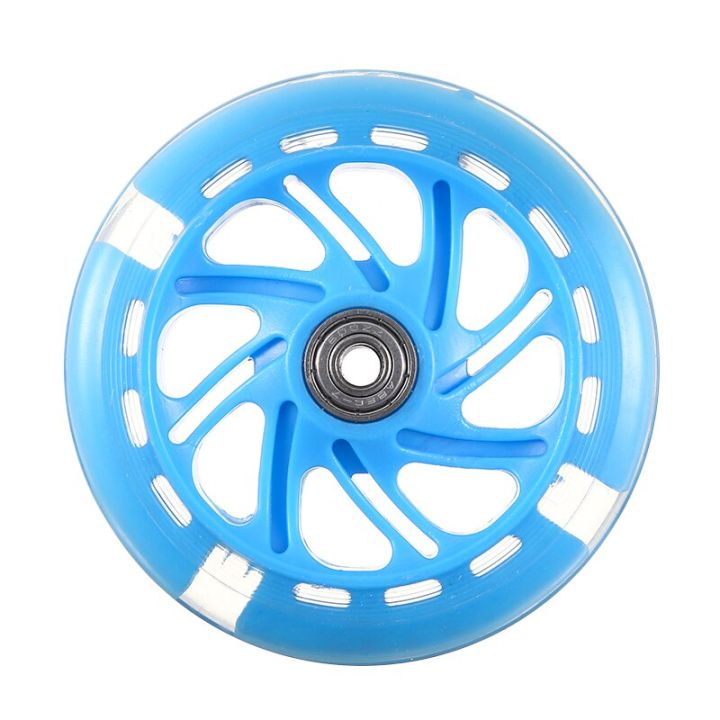 120mm-kids-children-scooter-replacement-wheels-led-lights-flashing-wheels-w-abec-7-bearings-for-baby-swing-car-wheel