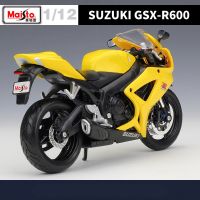 ‘；。】’ Maisto 1:12 Suzuki GSX-R600 Alloy Racing Motorcycle Model Simulation Diecast Metal Street Sports Motorcycle Model Children Gifts