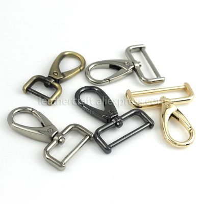 【YF】 1pcs Metal Detachable Snap Hook Trigger Clips Buckles for Leather Strap/ Belt Keychain Webbing Pet Leash Hooks 5 Sizes