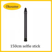 1.5M150CM Invisible Carbon Fibe Selfie Stick For Insta360 GO 2ONE X 2ONE R Monopod For Insta360 Accessory