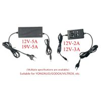 [Hot K] 100-240V อะแดปเตอร์แปลงไฟ AC 3A-12V/5A-12V/5A-19V ปลั๊กอียูดีซี5.5Mm X 2.1-2.5Mm สำหรับ Yongnuo Godox ไฟติดกล้องวิดีโอ Viltrox