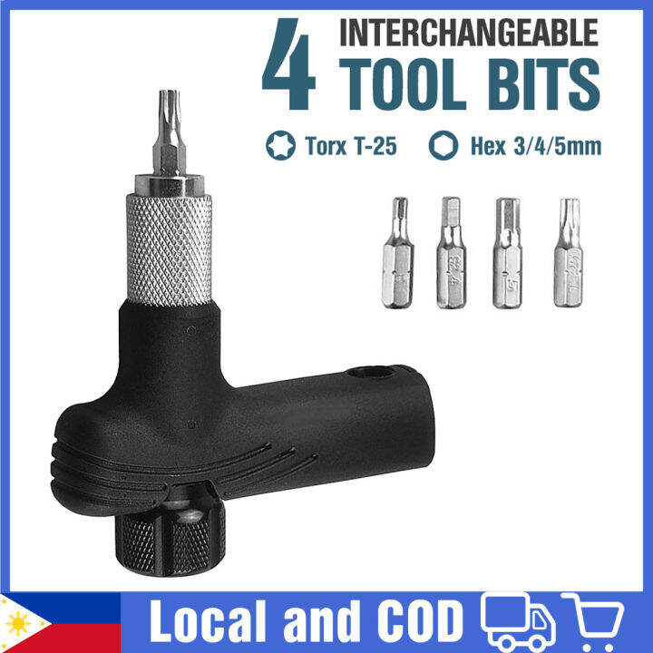 Adjustable Bike Torque Wrench 4/5/6Nm Torque T Wrench Portable Bicycle