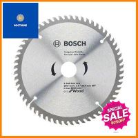 ใบเลื่อยวงเดือนตัดไม้ (60 ฟัน) BOSCH รุ่น 60FEco ขนาด 7 นิ้ว สีเงิน **ขายดีที่สุด**