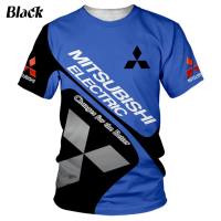 Mitsubishi T-shirts Anime Oversized T-Shirt Essentials Crew Neck Short Sleeve Casual 3D Printing T Shirt For Mens Clothing02