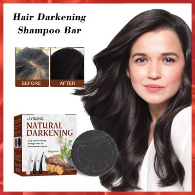 Hair Darkening Shampoo Bar Nourishing Hair Roots Polygonum Soap Multiflorum Shampoo L1P6