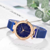 Luxury Creative diamond Dial Women Watches Fashion Rose Gold Magnet Buckle Ladies Quartz Wristwatches Simple Female Watch Gifts