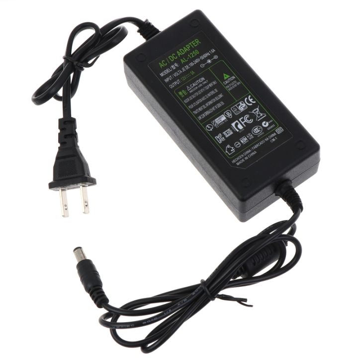 12V 5A Power Supply Adapter AC DC Converter 100-240V to 12 V 5 Amp 85LC ...