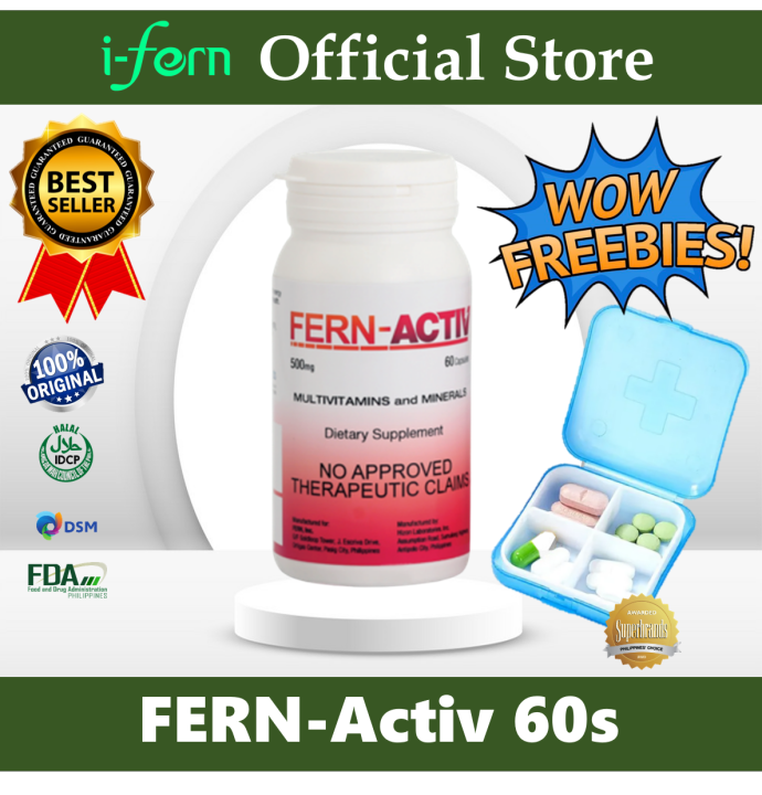 ifern FERN Activ 60 Capsules Multivitamins Legit Original 100